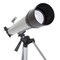 Hey! Play! 60mm Mirror Refractor Telescope Aluminum Stargazing Optics with Tripod for Beginner Astronomy and STEM Education